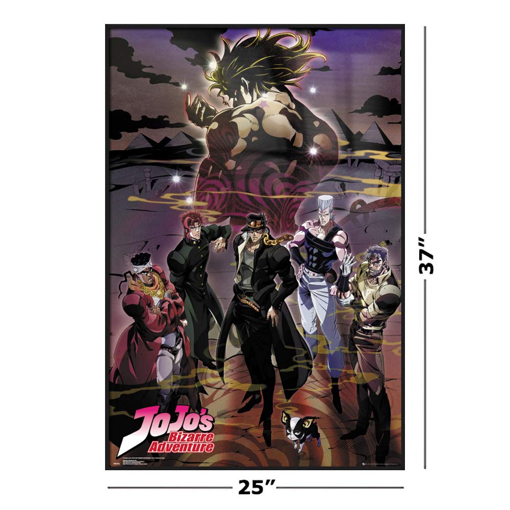 JoJo's Bizarre Adventure - Framed Manga TV Show Poster (Group